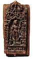Shrine Relief Fragment Depicting Ashtamahabhaya Tara, the Buddhist Savioress, Wood, India (Himachal Pradesh)